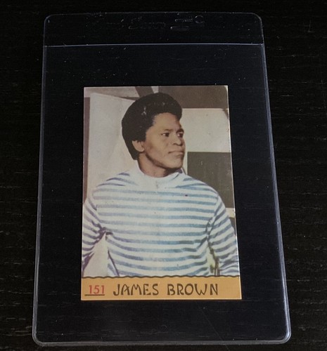 1968 Panini Cantanti James Brown Rookie Card #151 The Godfather Of Soul Music