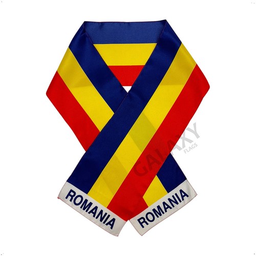 Romania Scarf / Romania Flag Scarf / Romania Scarves - Picture 2 of 5