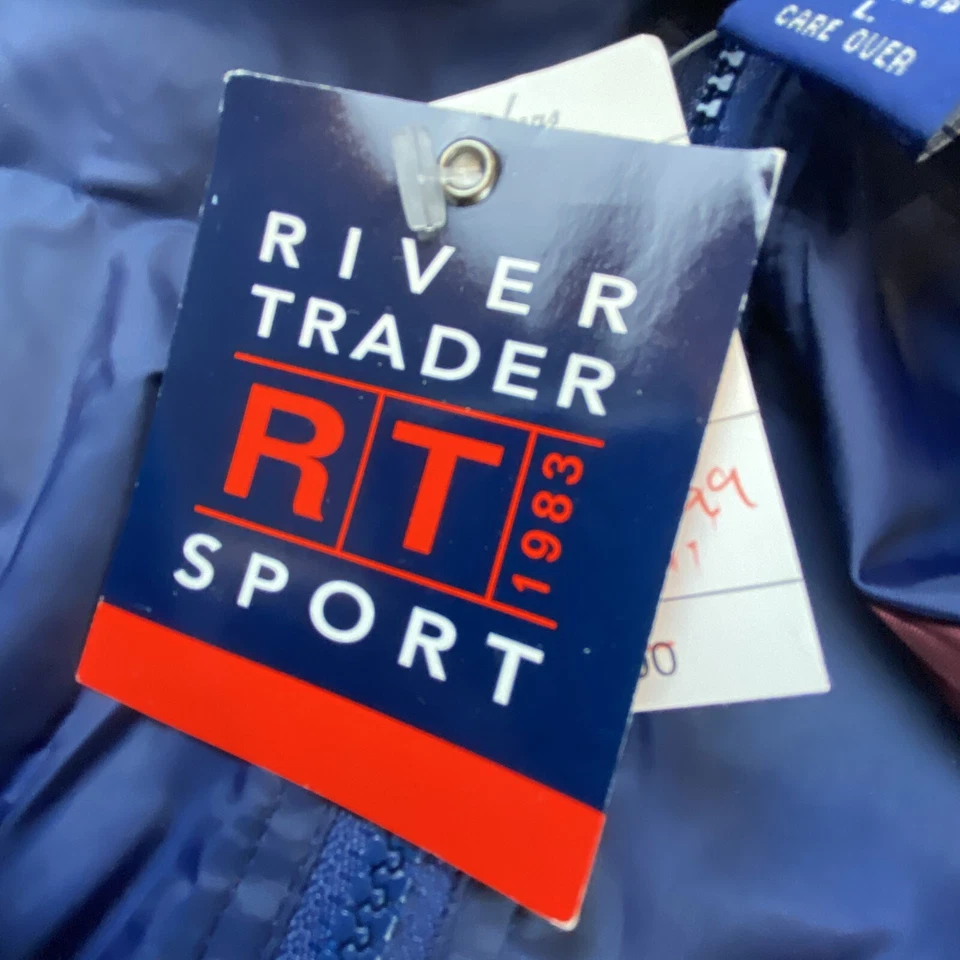 River Trader Sport Jacket Colorblock Full Zip Multicolored Mens L Windbreaker - Image 3 of 4