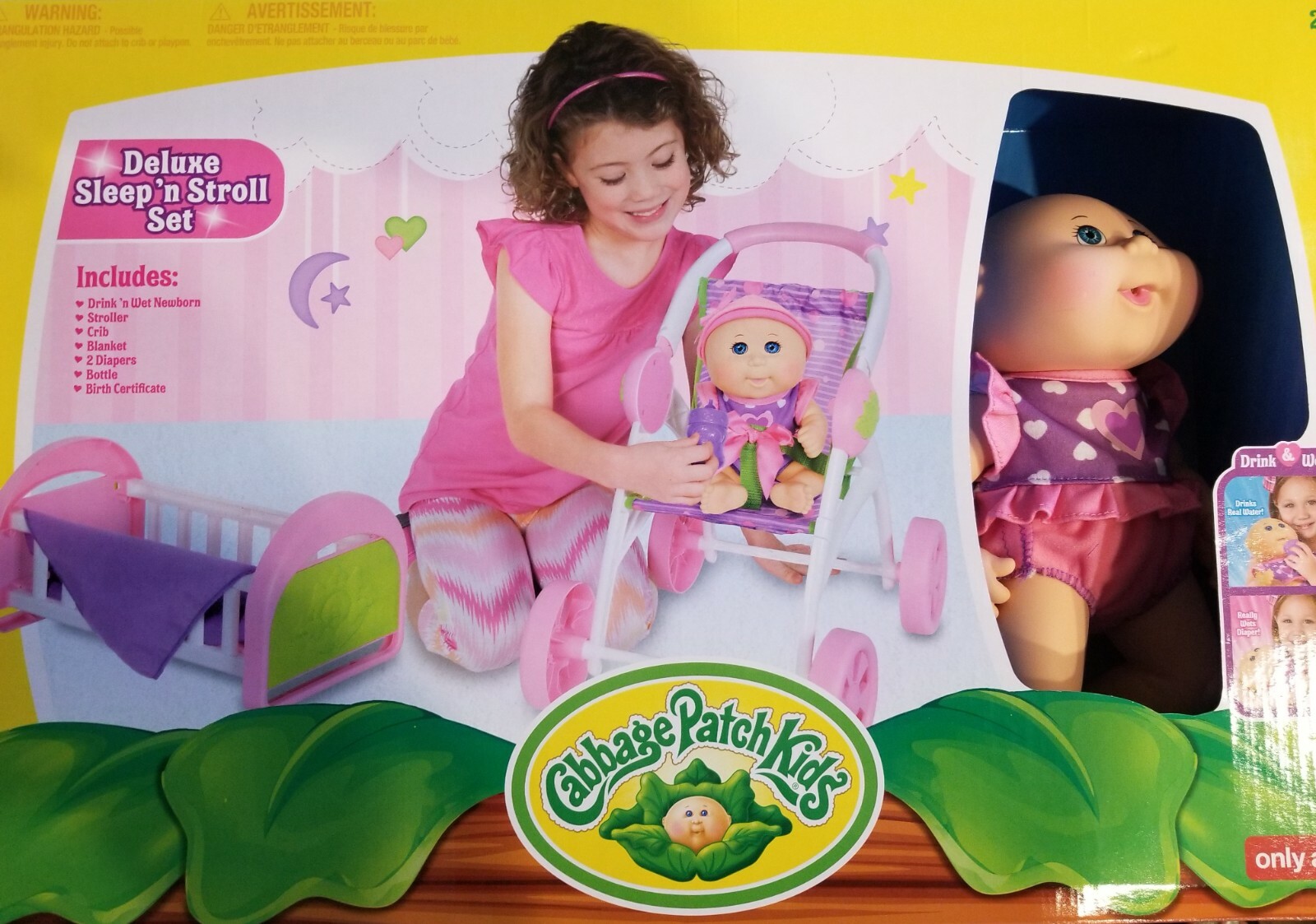 cabbage patch drink and wet travel set