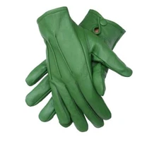 Men's Dress Driving Cycling Genuine Lambskin Leather Unlined Gloves