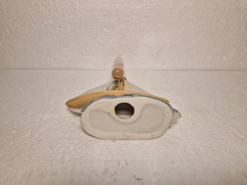 ANTIQUE PORCELAIN SHIP EGG TIMER HOUGLASS GERMANY 1920s - Bild 12 von 13