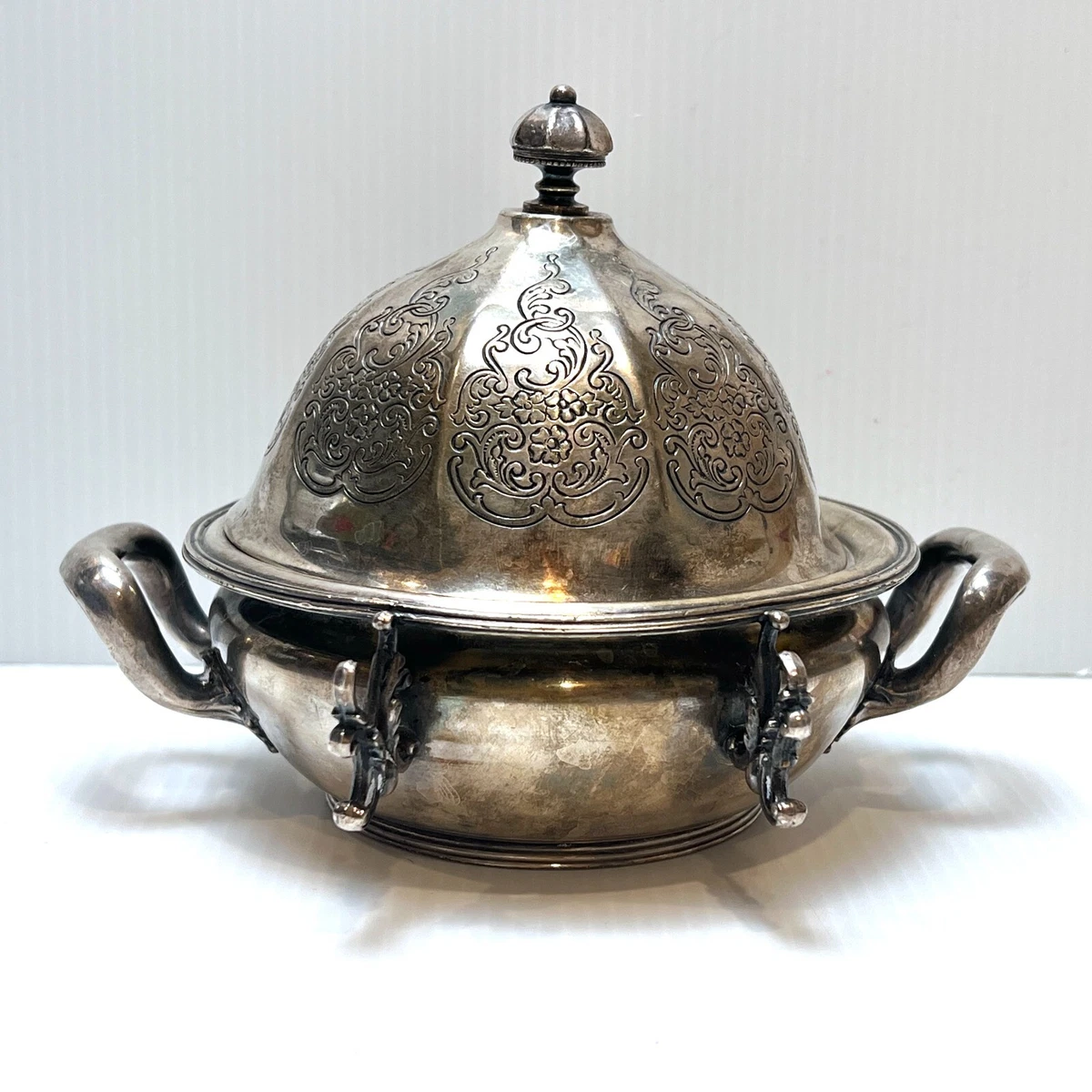 Forbes Silver Co In Antique Us Silver-Plated Butter Dishes for