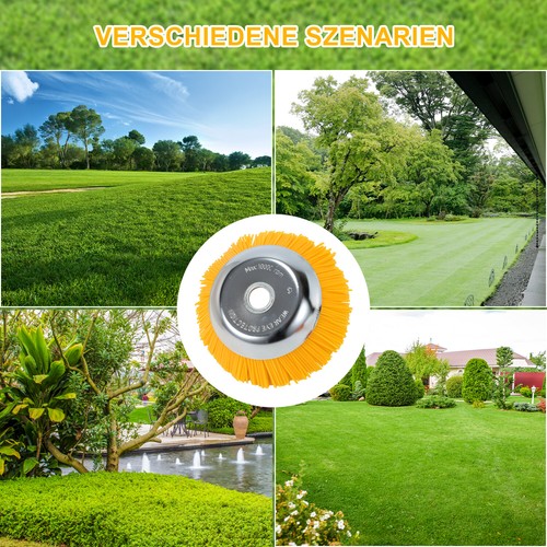 Unkrautbürste Mähkopf 25,4x200mm 8 Zoll Für Stihl Motorsense Freischneider - Bild 7 von 10