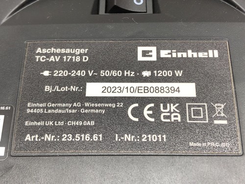 Einhell Aschesauger TC-AV 1718 D 1.200 W - Picture 8 of 11