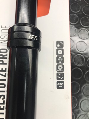 Reggisella Telescopico 125 mm Mtb passaggio cavi interno