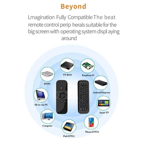 2.4G Air Mouse Android Box Inalámbrico Control Remoto Teclado MX3 PC Totalmente Nuevo - Imagen 12 de 12