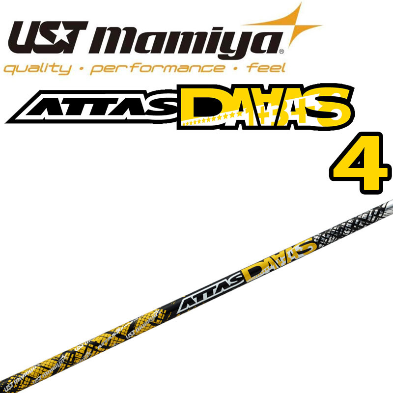 ATTAS DAAAS USTマミヤ アッタス　ダース4s UST Mamiya Golf Japan ATTAS DAAAS 4 Graphite Shaft For