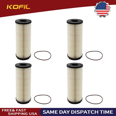 4 X- For PACCAR FUEL FILTER ELEMENT 30 MICRONS, K37-1022