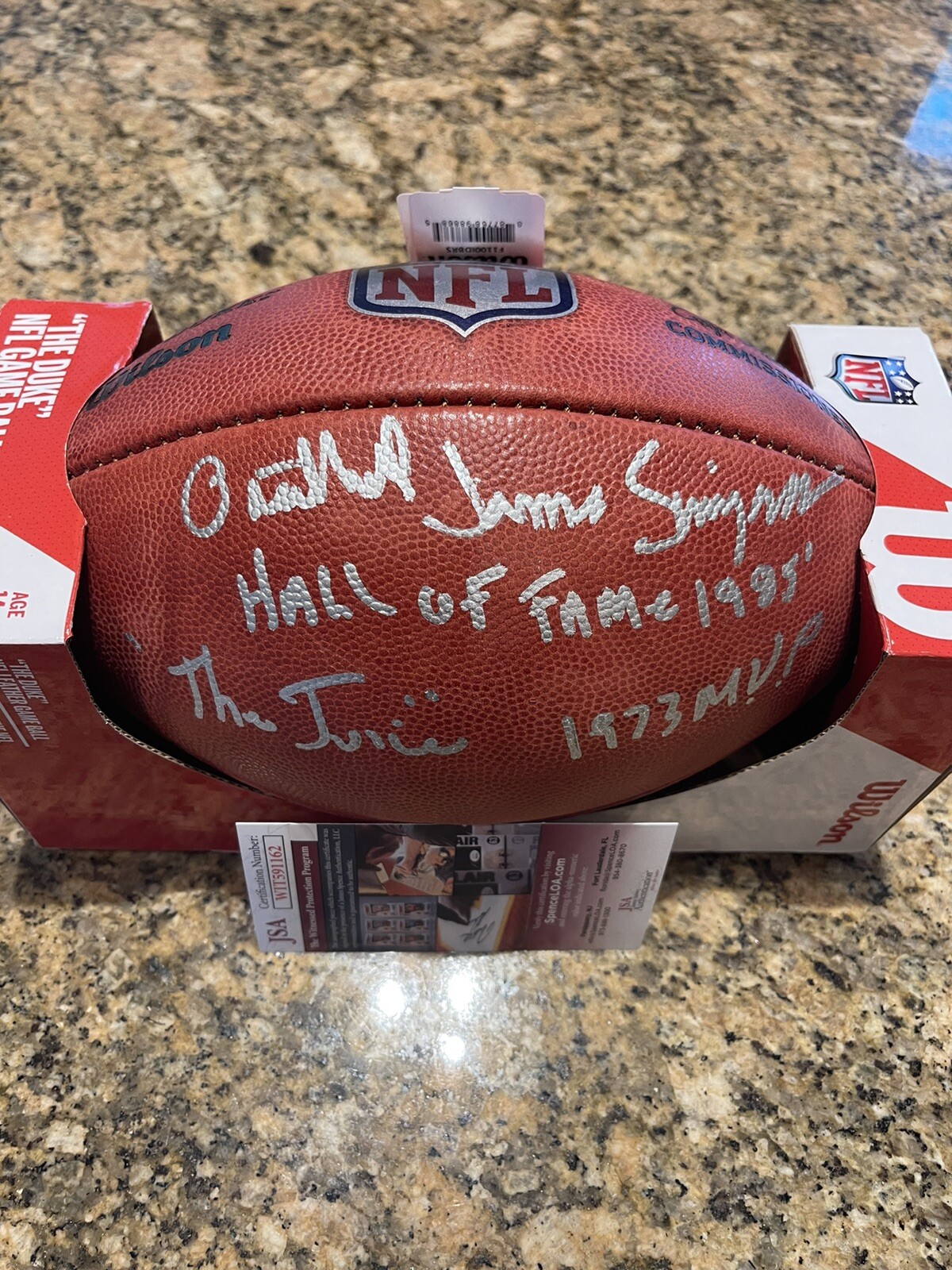 OJ Simpson Signed Full Name Inscribed Official NFL DUKE Football JSA COA  RARE | eBay