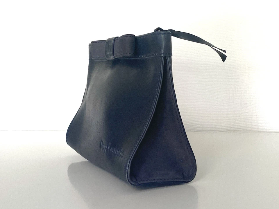 Pochette en cuir GUY LAROCHE Paris vintage 1980's  - Photo 2/4