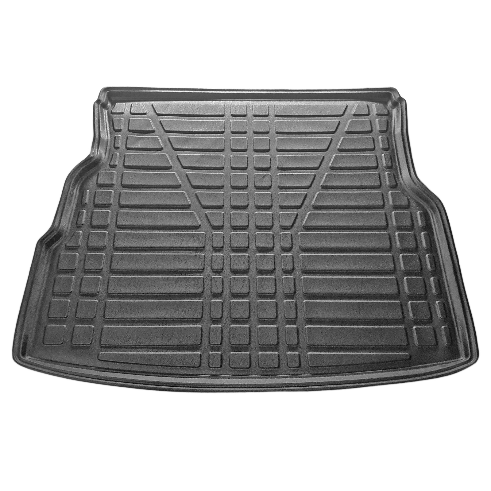 Tapis de coffre pour Renault Clio Symbol 1999-2008 en caoutchouc flexible noir