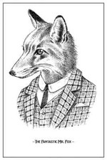 Temporary Tattoos - Set of 2 Wrist size fox tattoo approx. 1.5" each 