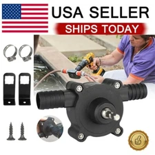 Home Electric Drill Drive Self Priming Pump Water Oil Fluid Transfer Pumps Tools