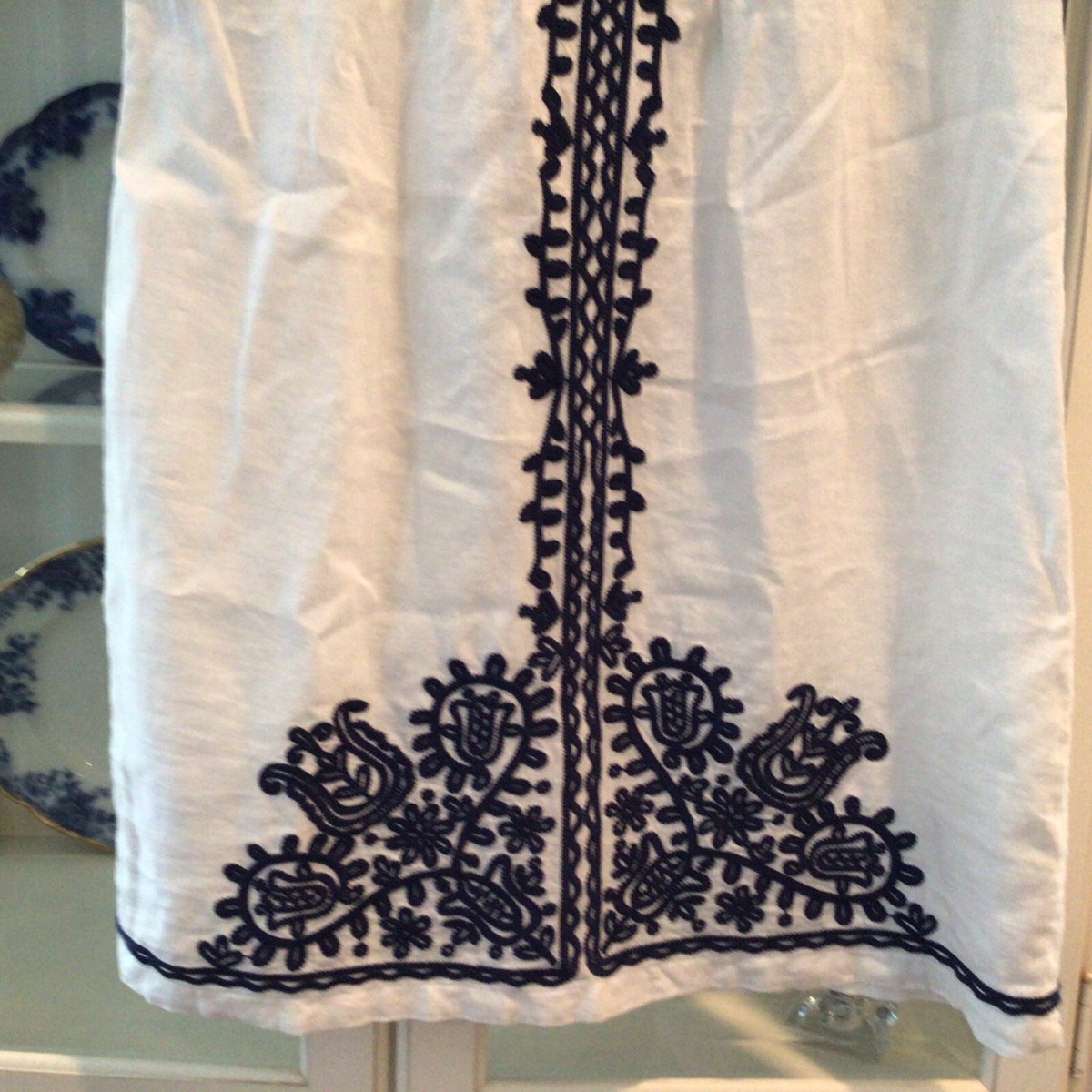 BODEN White Navy Blue SS Bea Embroidered Shift Dress Linen VNeck 6R NWOT | eBay BODEN White Navy Blue SS Bea Embroidered Shift Dress Linen VNeck 6R NWOT | eBay