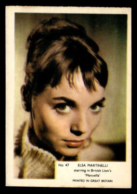 1955 Kane Film Stars Elsa Martinelli #47 VG/VG-EX Y7963