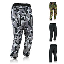 Waterproof Motorcycle Trousers Mens Vent Zip Safety CE Approved Armored Pants