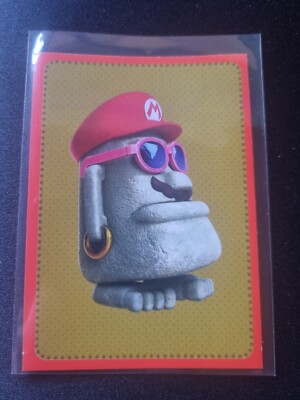 Panini Super Mario Playtime 2023 Sticker Mario Stone Red / Rot Parallel #118