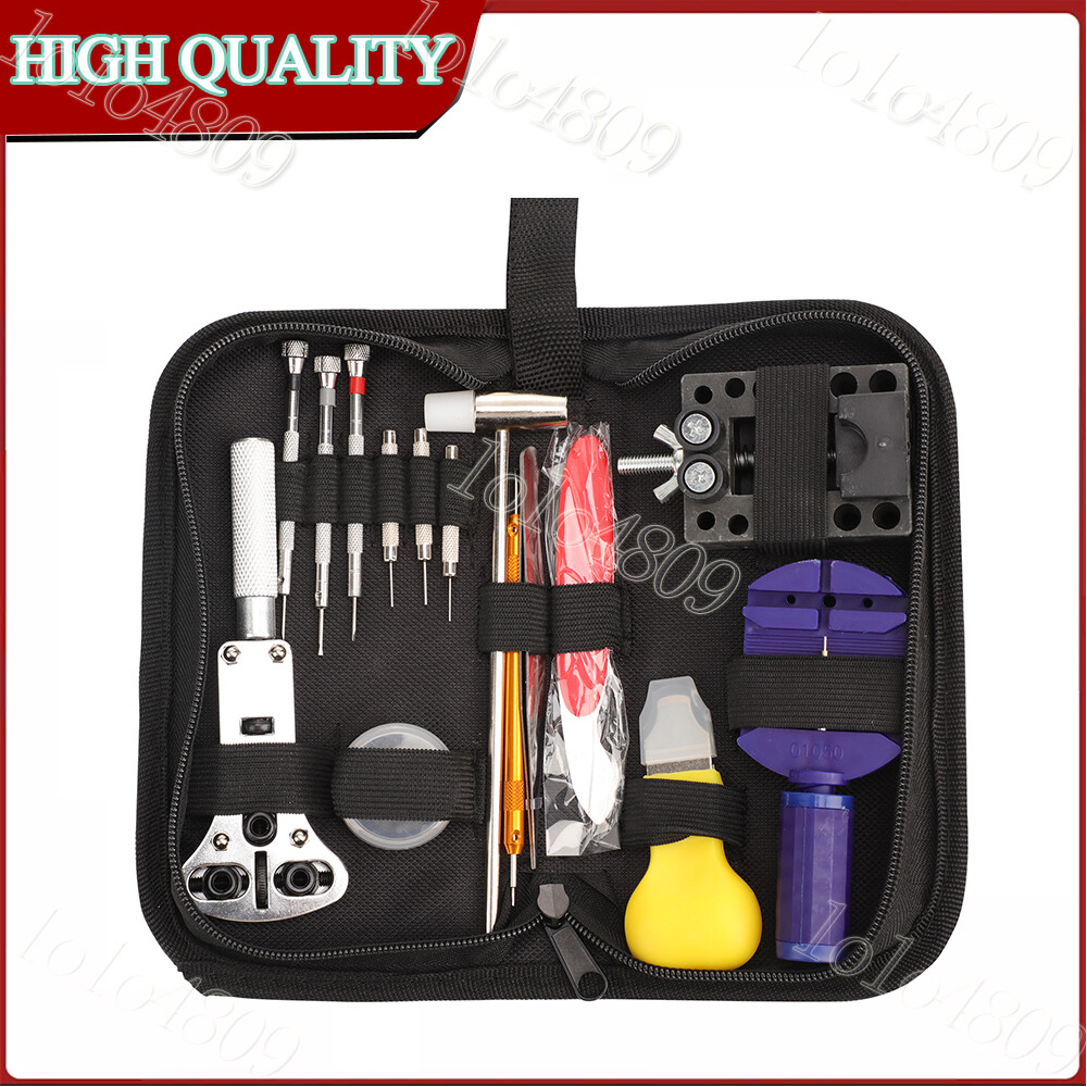 147 pcs Pro Watch Case Opener Link Pin Remover Screwdriver Repair Tools Kit Set