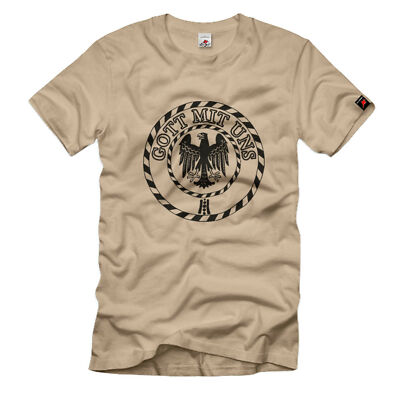 Gott Mit Uns Adler Wappen Abzeichen T Shirt#2022