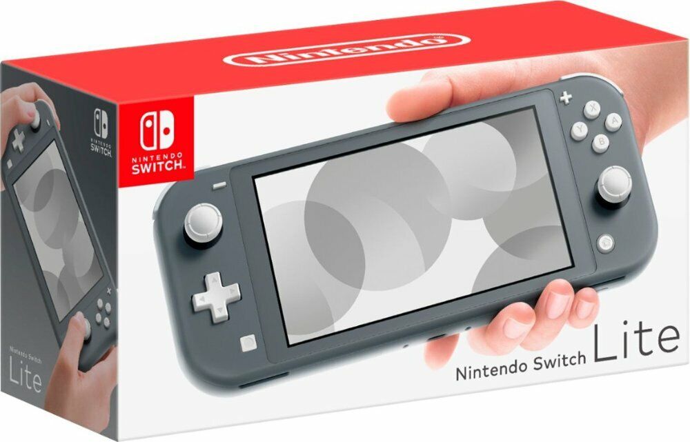 NEW Nintendo Switch Lite Handheld Console + FREE GAME Mario Kart 8 Deluxe - Gray NEW Nintendo Switch Lite Handheld Console + FREE GAME Mario Kart 8 Deluxe - Gray