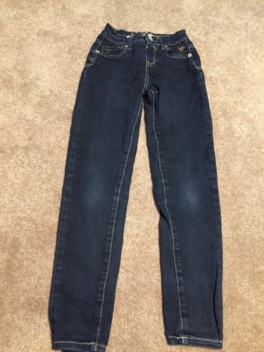 Girls Justice Dark Wash Jeggings Jeans 