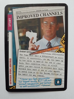 1997 X-Files CCG Truth is Out There Uncommons  Pick Your Card