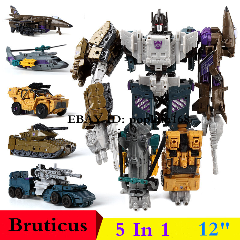 New In Stock Bruticus G1 Combaticons HZX 5 In 1 Action Figure IDW 12" Kids Toys
