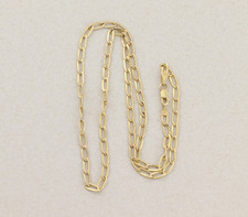 14 Karat Gelbgold Panzerkette Gliederkette Ha...