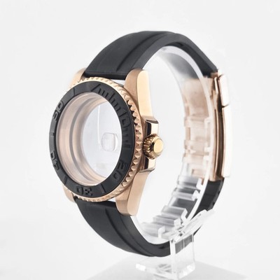 Case and bracelet Fit NH35 NH36 NH34 10bar 120clicks Bezel 40mm SUB Rose Gold