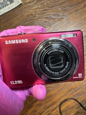 Samsung SL620 12.2 Mega Pixels 5x Optical Zoom Red Digital Camera No Charger