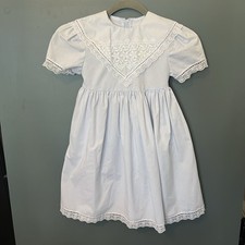 Vintage Girl Dress Jessica McClintock Gunne Sax Blue Easter 4/5-FAST SHIP