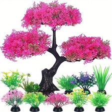 Underwater Plant Fish Tank Tree Decor Aquarium Landscape Decoration Fake Plants