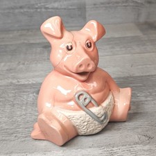 Nat West Piggy Baby Woody Early Original Paul Cardew Sunshine Ceramics Model