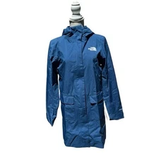 🌻NEW w/tags The North Face City Breeze Rain Parka II (Shady Blue) Womens Small