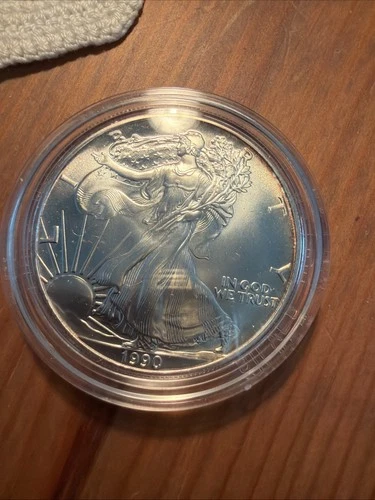 1990 American Silver Eagle Proof In Box