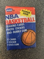 1986 Fleer Basketball Wax Pack No Reserve