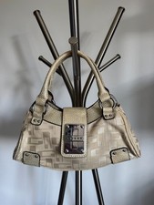 Borsa da trasporto vintage GUESS 2000s rara Monogram beige bag