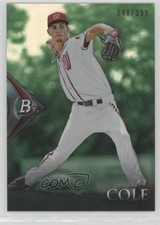 2014 Bowman Platinum Chrome Prospects Emerald 40/399 AJ Cole #BPCP43 z6b