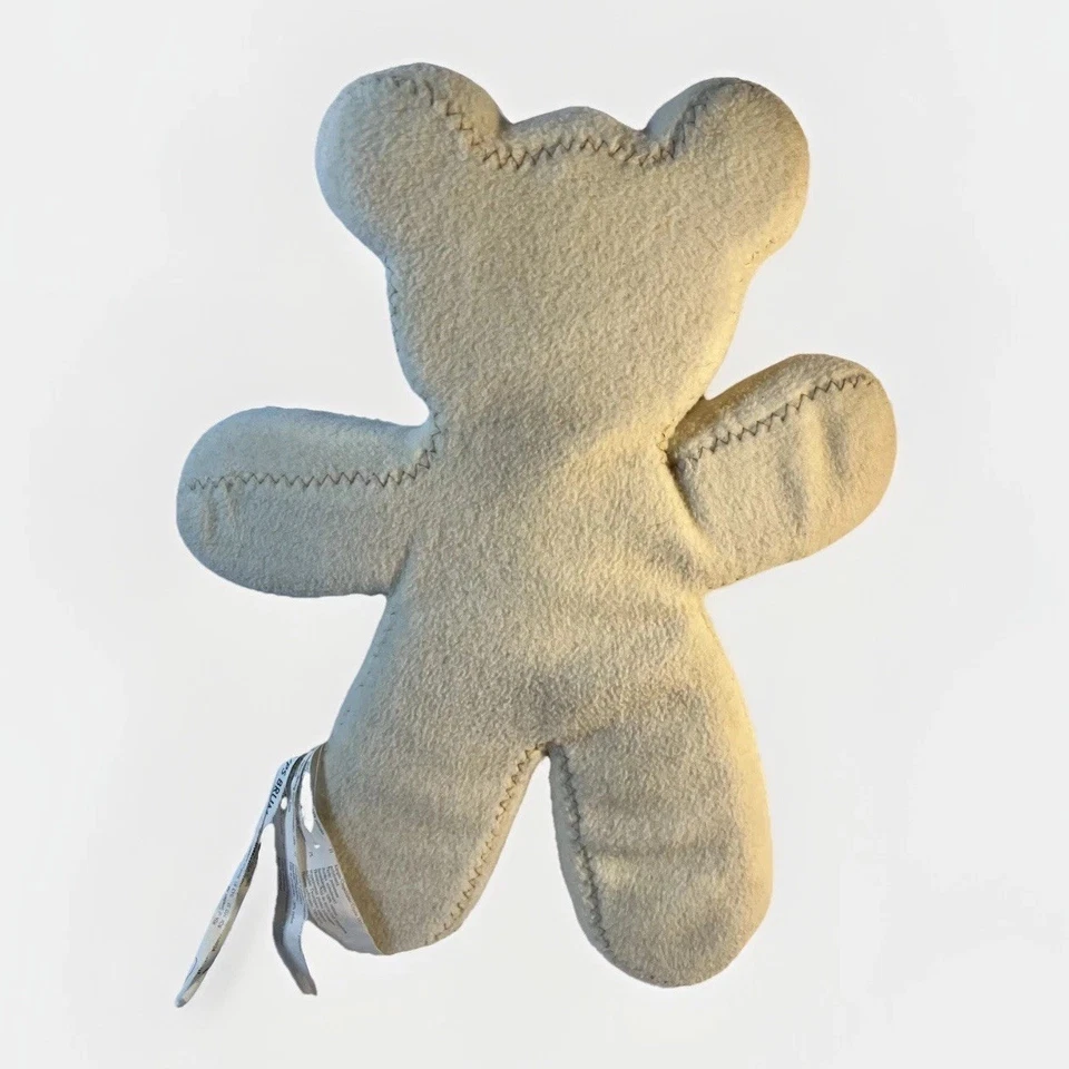 IKEA PS Brum 13" Urso de Pelúcia UNICEF Brinquedo de Pelúcia Aconchegante Dobrável Creme Marfim Usado - Imagem 4 de 4