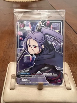 Union Arena Mito UEPR/SAO-2-052 Participation Card Set Sealed 4 Cards 