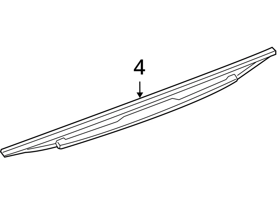 Range Rover Sport 2006-2013 ventana trasera limpiaparabrisas de vidrio OEM NUEVO DKB500710 Foto 4 de 4
