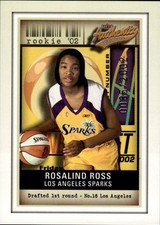 2002 Fleer Authentix WNBA #116 Rosalind Ross #/2002