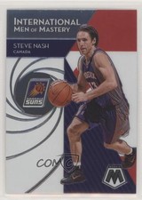 2019-20 Panini Mosaic International Men of Mastery Steve Nash #6 HOF 03hz