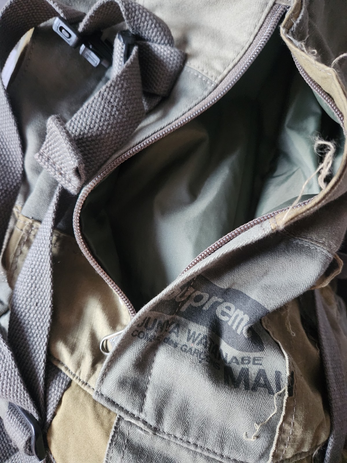 Patchwork Backpack FW21 Supreme x JUNYA WATANABE … - image 9