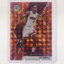 KZ Okpala 2019-20 Panini Mosaic Reactive Orange #210 RC Miami Heat