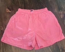Land s End Men s Size Medium Pink Vintage Swim Trunks