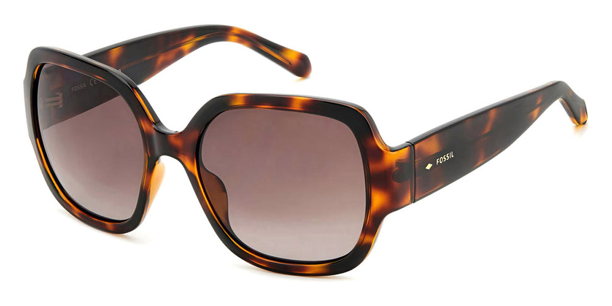 Солнцезащитные очки Fossil FOS Женские Havana / Коричневый градиент 58 мм Новые, 100% аутентичные