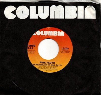Pink Floyd:Another brick in the wall (Part II)/One of my turns:US Columbia:1979
