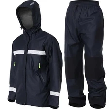 Durable Men's Waterproof Sailing Jacket : Lightweight, Breathable,Reflective ...